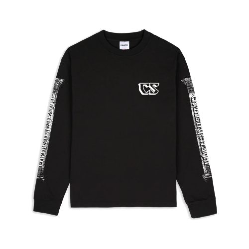 Long-Sleeve T-Shirt Oversize Pillar Black