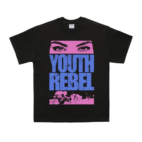 Boxy T-shirt Youth Rebel Black