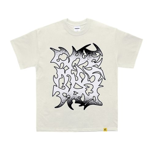 T-Shirt Heavy Boxy Trenchant Broken White